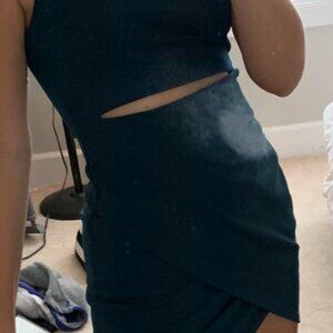Lulus Women's Blue and Green Dress